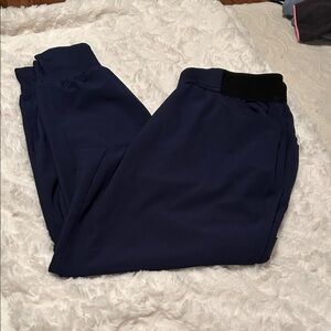 Skechers Navy Jogger Track Pants with Black Waistband